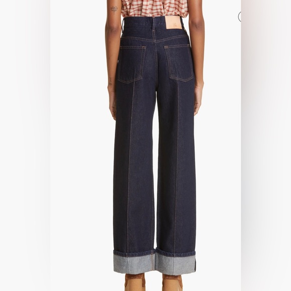 Ulla Johnson- The Genevieve Topstitch Nonstretch Jeans-size 27 - Picture 3 of 16